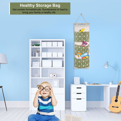Wall Mounted Storage Bag Door Closet Hanging Storage Bag Organizer Waterproof 3 Pockets Pouch - Renee Lane Company