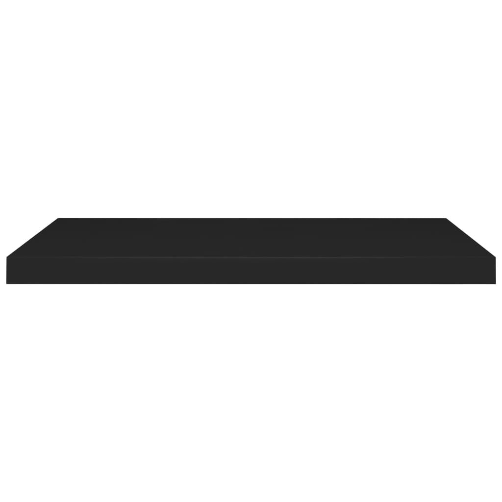 Wall Shelf Black Honeycomb MDF, metal frame 31.5 x 9.3 x 1.5 in - Renee Lane Company