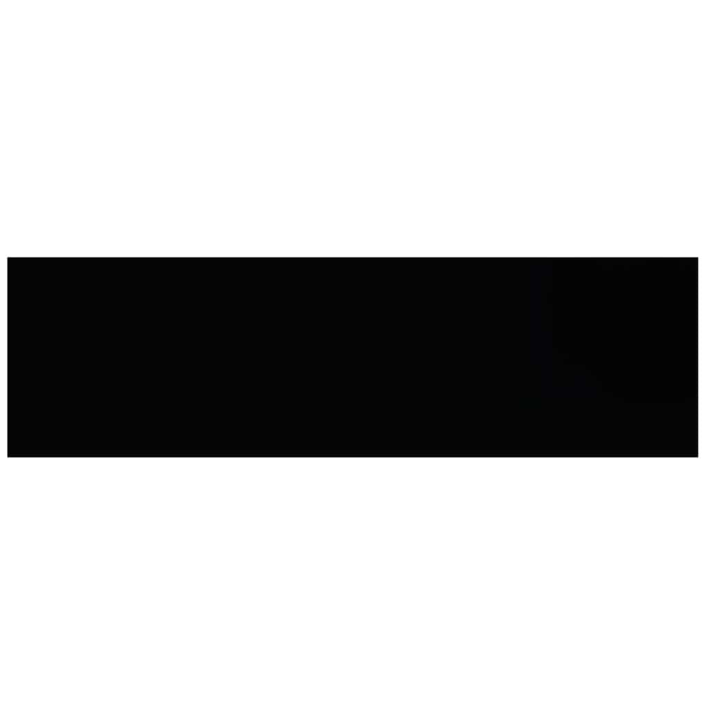 Wall Shelf Black Honeycomb MDF, metal frame 31.5 x 9.3 x 1.5 in - Renee Lane Company