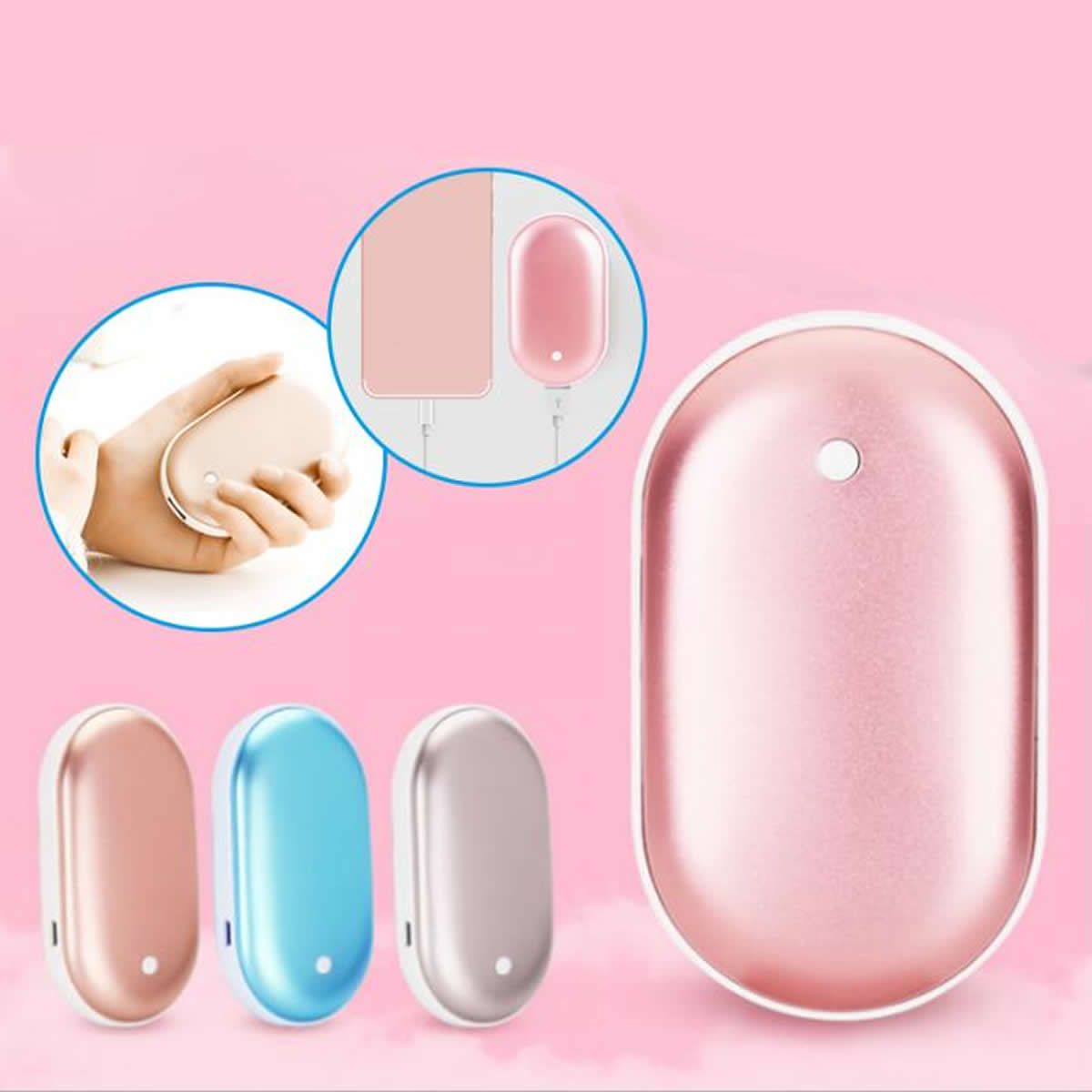 Warm And Cozy Portable Hand Warmer And Power Bank - Renee Lane Company
