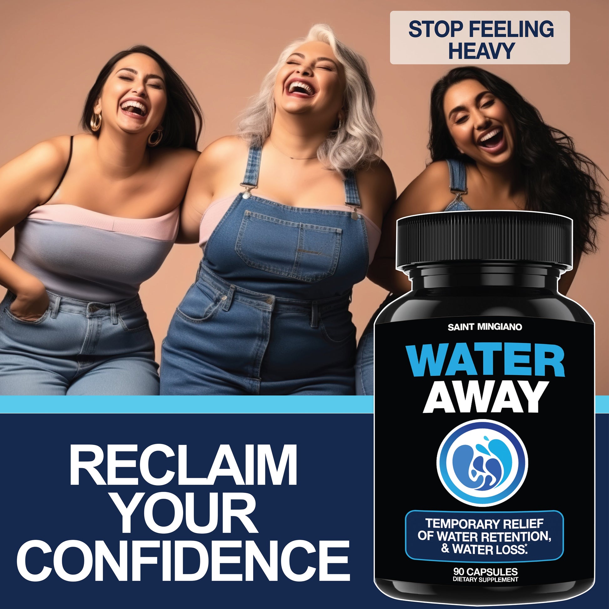 Water Away - Water Retention and Flushing, Aids in Water Relief & Water Loss - Renee Lane Company