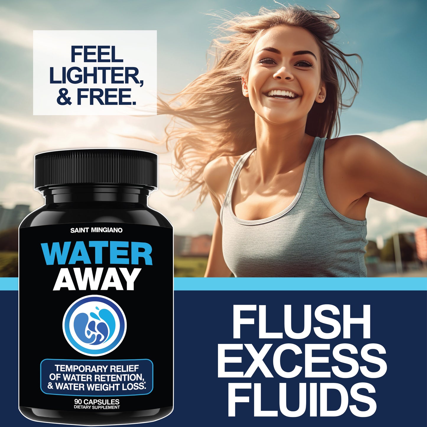 Water Away - Water Retention and Flushing, Aids in Water Relief & Water Loss - Renee Lane Company