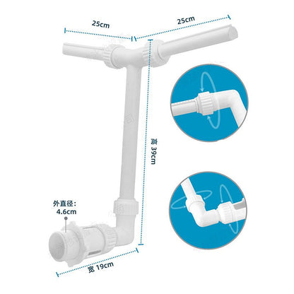 Waterfall Swimming Pool Fountain Fish Pond Waterfall Fountain Adjustable Pool Decoration Cooling Spray For Yard - Renee Lane Company