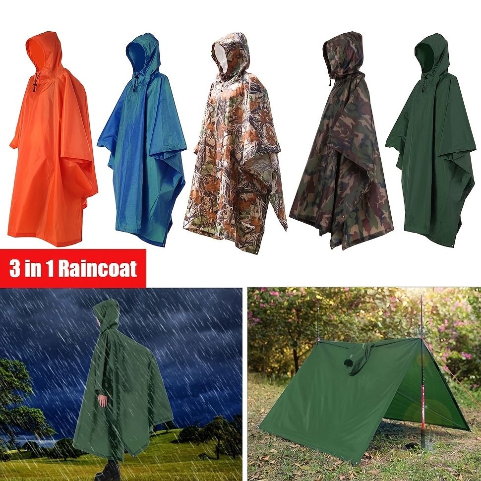 Waterproof 3-in-1 Raincoat Backpack Cover for Hiking, Cycling, and Camping - Protects Your Gear from the Elements - Renee Lane Company