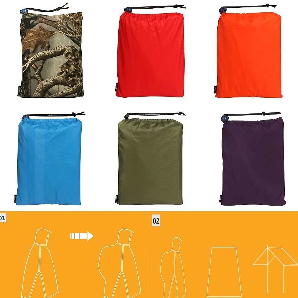 Waterproof 3-in-1 Raincoat Backpack Cover for Hiking, Cycling, and Camping - Protects Your Gear from the Elements - Renee Lane Company