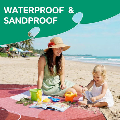 Waterproof Picnic Blanket Outdoor Camping Beach Mat Extra Large Foldable Car Essential Roadtrip Gadget Rv Accessories Glamping Tent Gear Must Haves Hiking Stuff Backpacking Necessities Gift - Renee Lane Company