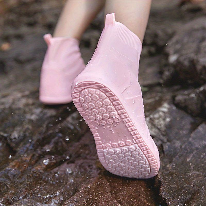 Waterproof Silicone Rain Shoes - Non-Slip, Wear-Resistant, and Perfect for All Ages - Renee Lane Company