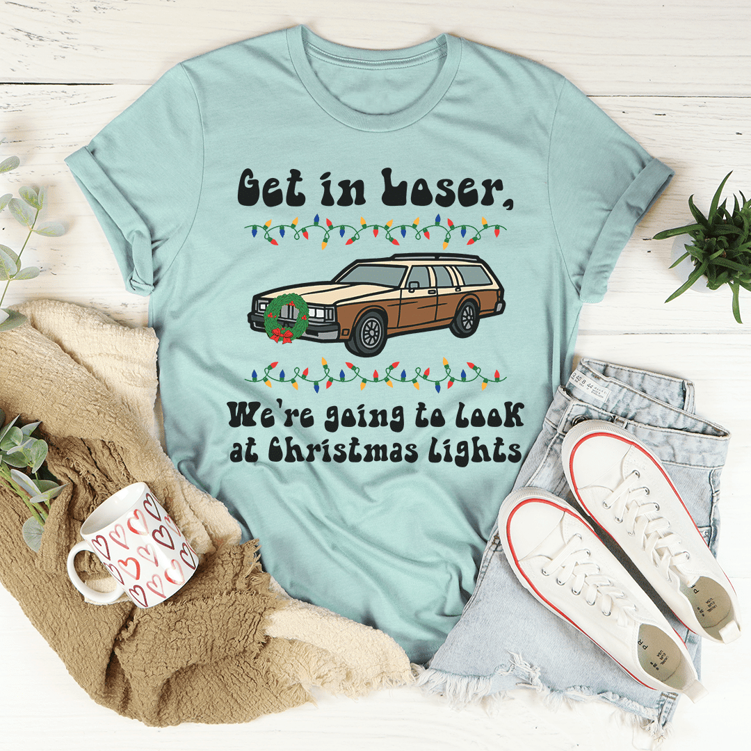 We're Going To Look At Christmas Lights T-Shirt - Renee Lane Company