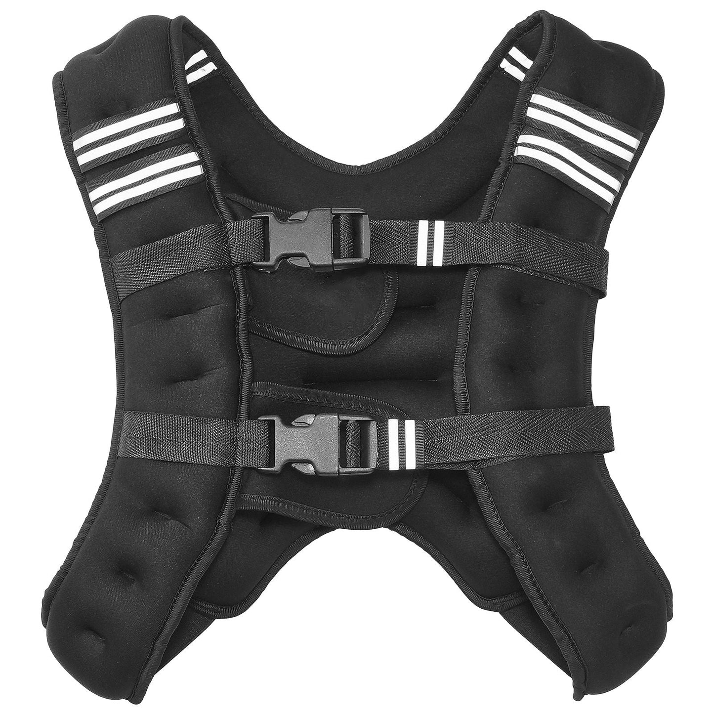 Weighted Vest, 12 lbs Weight Vest with Reflective Stripe, Adjustable Buckle Body Weight Vest for Men Women, Workout Equipment for Strength Training, Running, Jogging, Fitness, and Weight Loss - Renee Lane Company