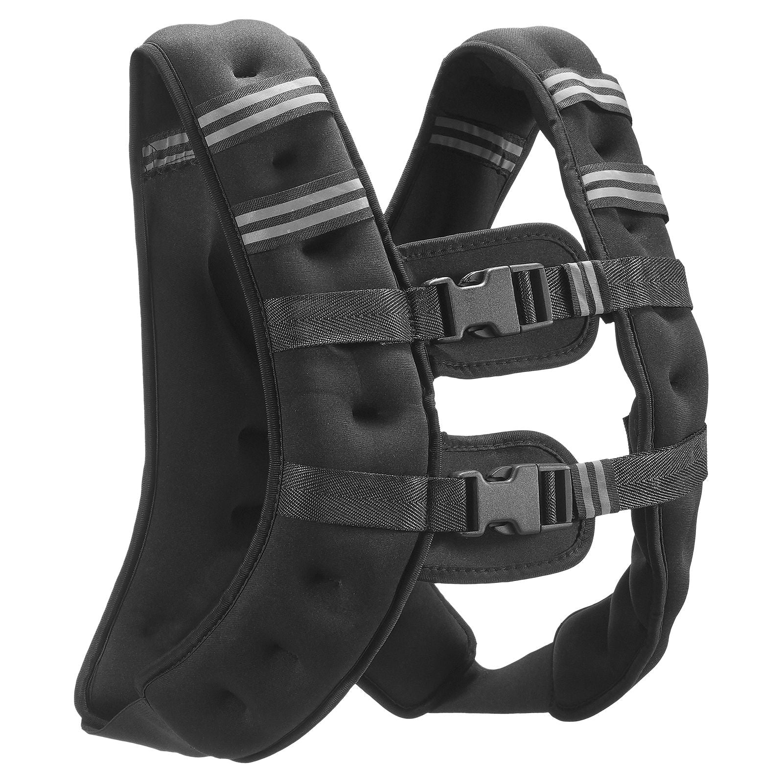 Weighted Vest, 16 lbs Weight Vest with Reflective Stripe, Adjustable Buckle Body Weight Vest for Men Women, Workout Equipment for Strength Training, Running, Jogging, Fitness, and Weight Loss - Renee Lane Company