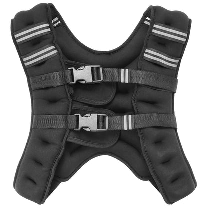 Weighted Vest, 16 lbs Weight Vest with Reflective Stripe, Adjustable Buckle Body Weight Vest for Men Women, Workout Equipment for Strength Training, Running, Jogging, Fitness, and Weight Loss - Renee Lane Company