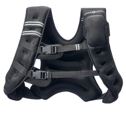Weighted Vest, 30 lbs Weight Vest with Reflective Stripe, Adjustable Buckle Body Weight Vest for Men Women, Workout Equipment for Strength Training, Running, Jogging, Fitness, and Weight Loss - Renee Lane Company