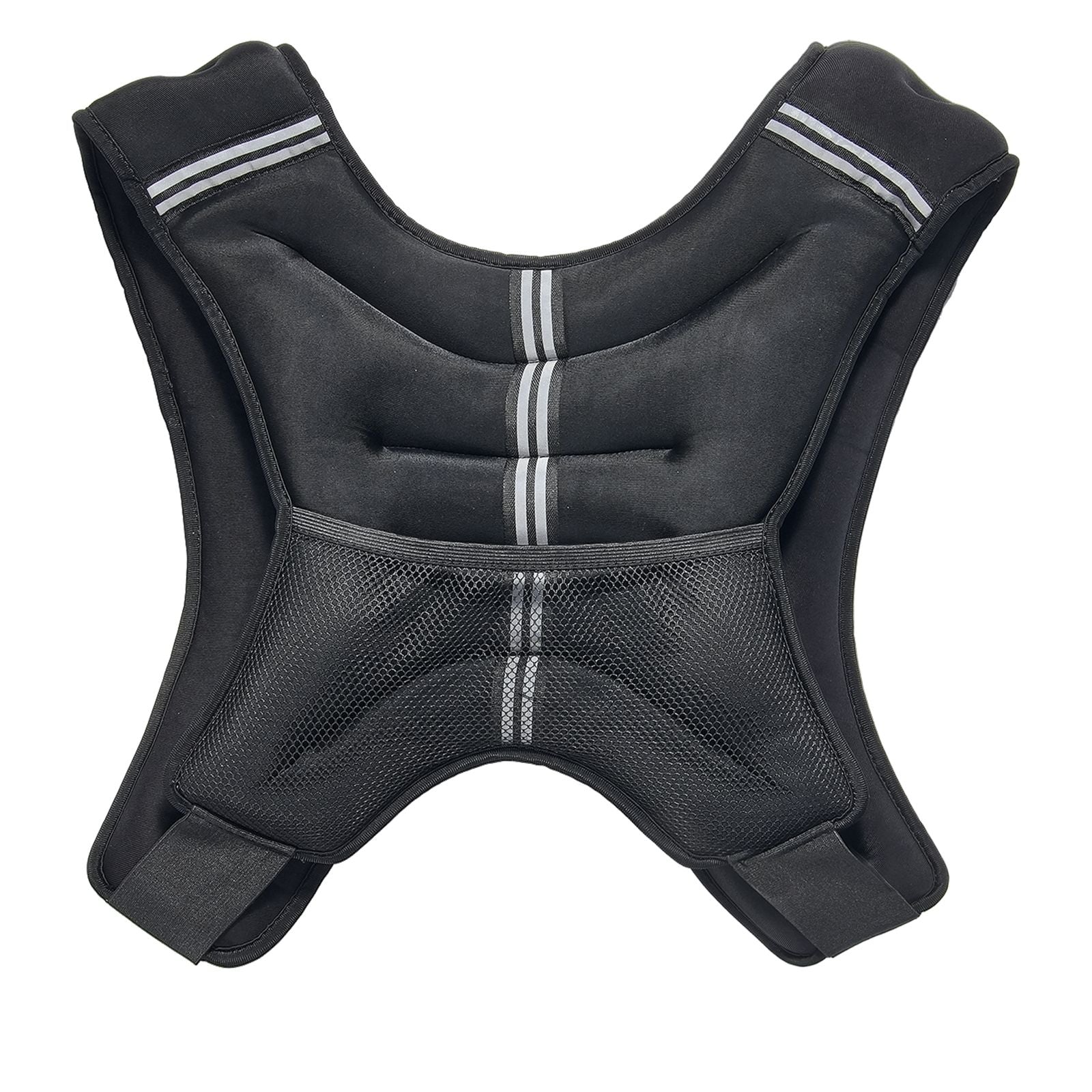 Weighted Vest, 30 lbs Weight Vest with Reflective Stripe, Adjustable Buckle Body Weight Vest for Men Women, Workout Equipment for Strength Training, Running, Jogging, Fitness, and Weight Loss - Renee Lane Company