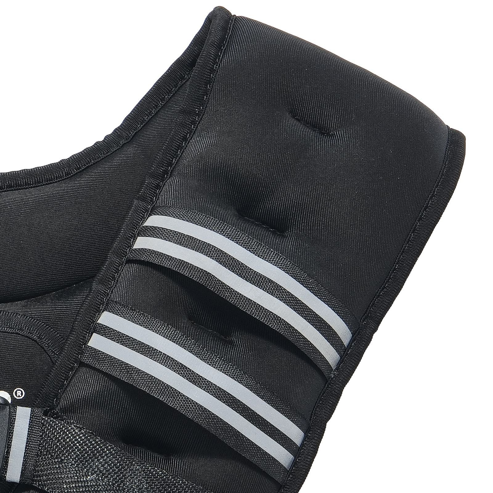 Weighted Vest, 30 lbs Weight Vest with Reflective Stripe, Adjustable Buckle Body Weight Vest for Men Women, Workout Equipment for Strength Training, Running, Jogging, Fitness, and Weight Loss - Renee Lane Company
