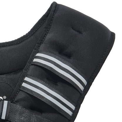 Weighted Vest, 30 lbs Weight Vest with Reflective Stripe, Adjustable Buckle Body Weight Vest for Men Women, Workout Equipment for Strength Training, Running, Jogging, Fitness, and Weight Loss - Renee Lane Company