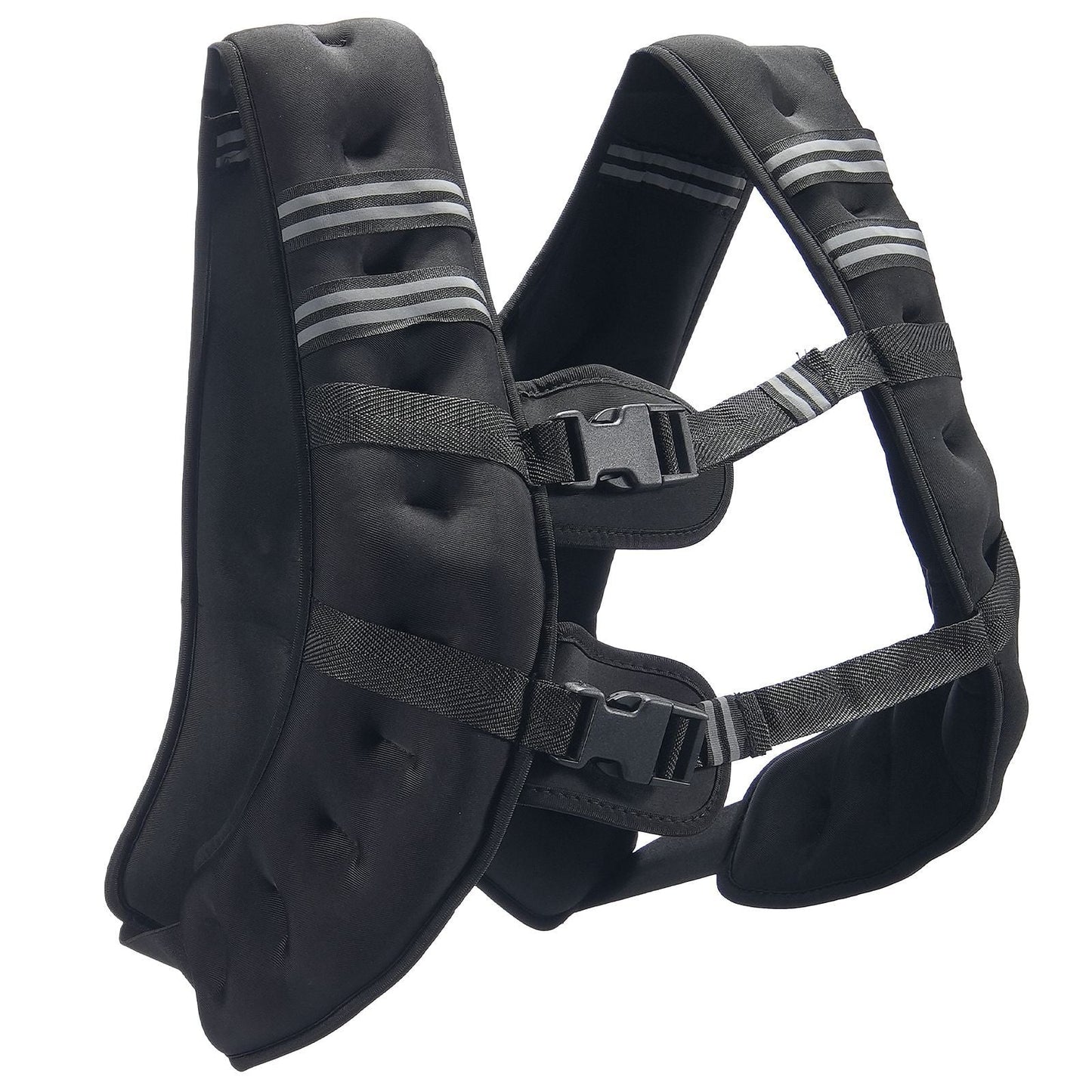 Weighted Vest, 30 lbs Weight Vest with Reflective Stripe, Adjustable Buckle Body Weight Vest for Men Women, Workout Equipment for Strength Training, Running, Jogging, Fitness, and Weight Loss - Renee Lane Company