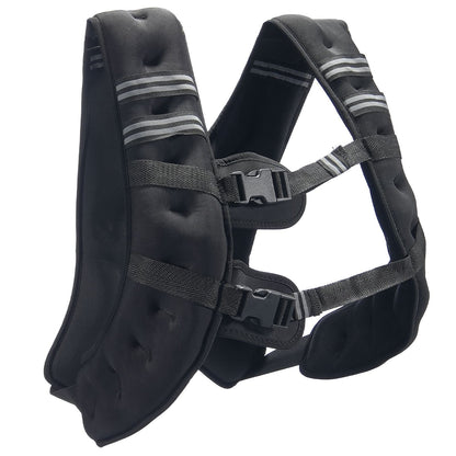 Weighted Vest, 30 lbs Weight Vest with Reflective Stripe, Adjustable Buckle Body Weight Vest for Men Women, Workout Equipment for Strength Training, Running, Jogging, Fitness, and Weight Loss - Renee Lane Company