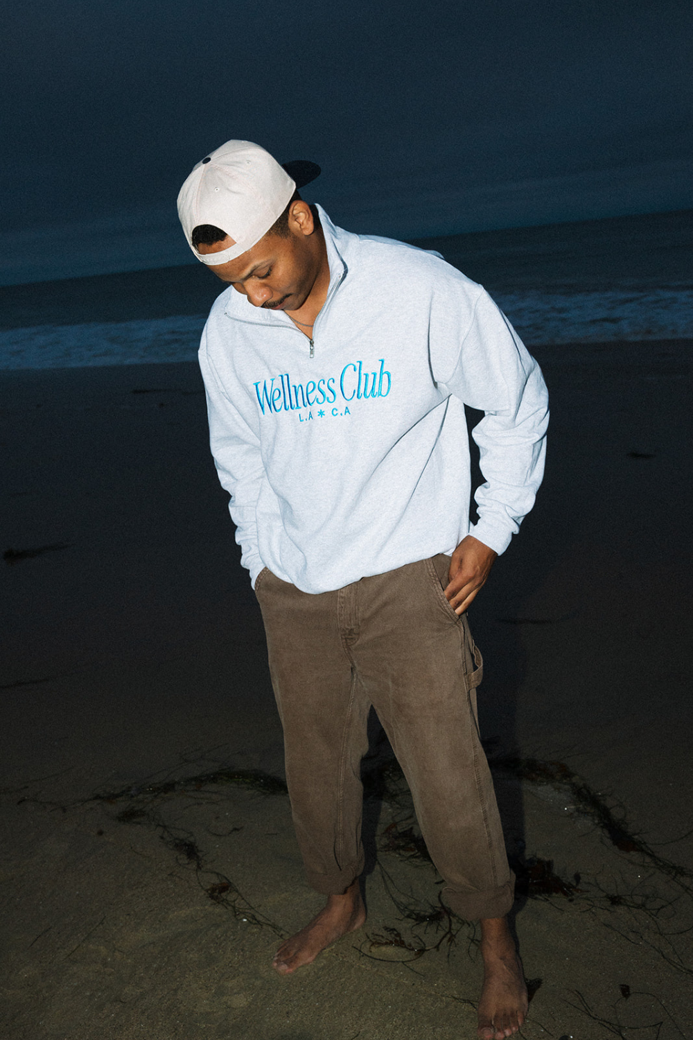 Wellness Club Quarter Zip | Lucky Owl - Renee Lane Company