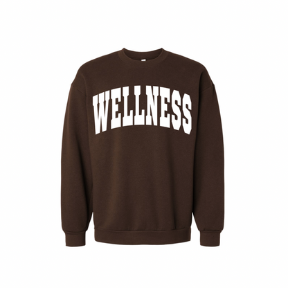 Wellness Varsity Unisex Crew Neck Sweatshirt | Lucky Owl - Renee Lane Company