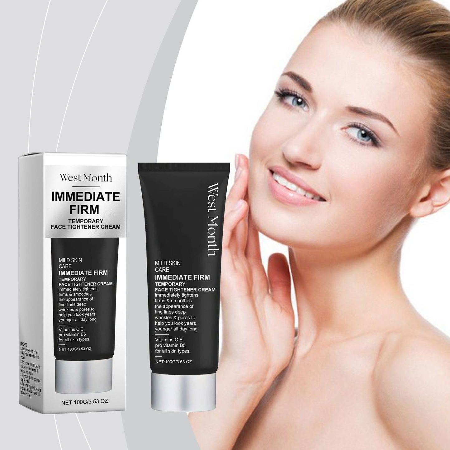 West&Month Facial Skin Firming Cream, Moisturizing And Moisturizing Care For Skin Moisturizing Facial Firming Moisturizing Cream - Renee Lane Company