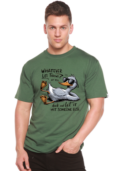Whatever Life Throws at You Funny Unisex Bamboo/Cotton Graphic T-Shirt - Renee Lane Company