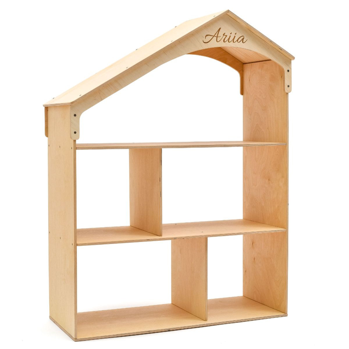White Dollhouse Bookcase - Renee Lane Company