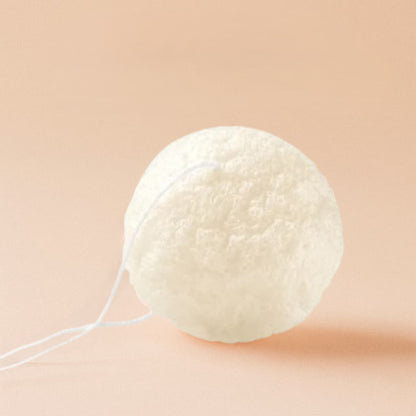 White Konjac Face Sponge - Renee Lane Company