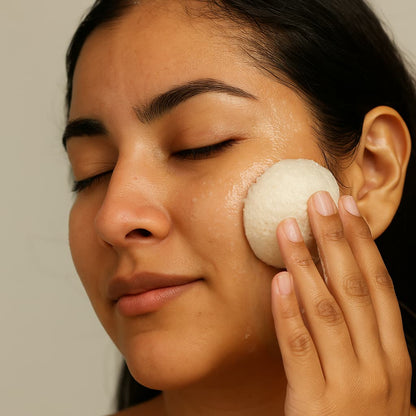White Konjac Face Sponge - Renee Lane Company