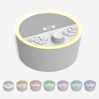 White Noise Sleep Machine with Lights - Portable & Rechargeable - Renee Lane Company