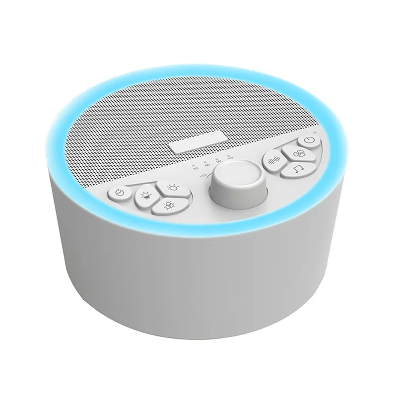 White Noise Sleep Machine with Lights - Portable & Rechargeable - Renee Lane Company