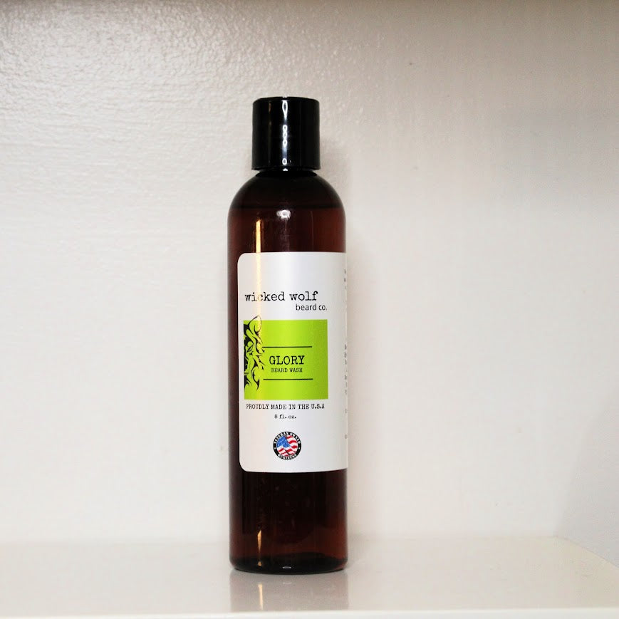 Wicked Wolf Glory Beard Wash | Deep Cleaning Beard Wash with Ginger - Renee Lane Company