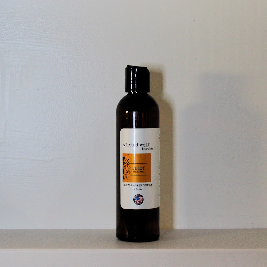 Wicked Wolf Juicy Beard Wash | Deep Cleaning Beard Wash with Fresh Citrus - Renee Lane Company