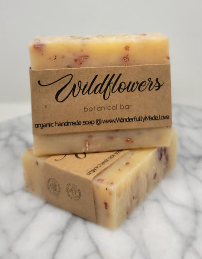 Wildflower Soap | Botanical Soap Bar | Natural - Renee Lane Company