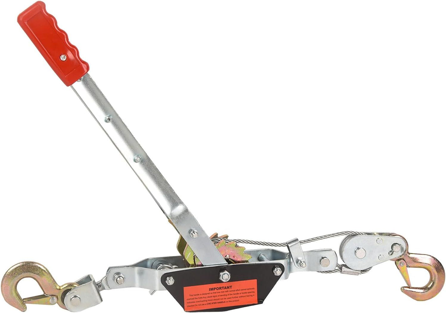 Winch Ratchet Tool, Gear Power Puller,Pulling Boat Marine,Heavy Duty Cable Come Along Tool,Automotive Hoist Winch Puller - Renee Lane Company