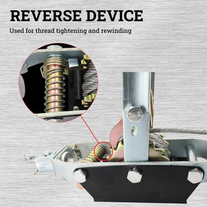 Winch Ratchet Tool, Gear Power Puller,Pulling Boat Marine,Heavy Duty Cable Come Along Tool,Automotive Hoist Winch Puller - Renee Lane Company