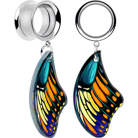 Wing of Butterfly Tunnels Dangle Plug Set by Onyx O - Renee Lane Company