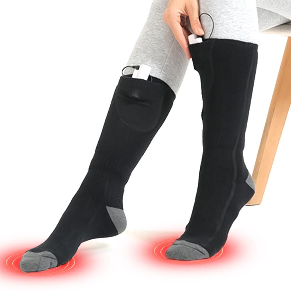 Winter Warm Adjustable Men Women Electric Battery Foot Warmer Socks SP - Renee Lane Company