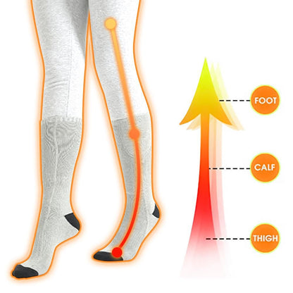 Winter Warm Adjustable Men Women Electric Battery Foot Warmer Socks SP - Renee Lane Company