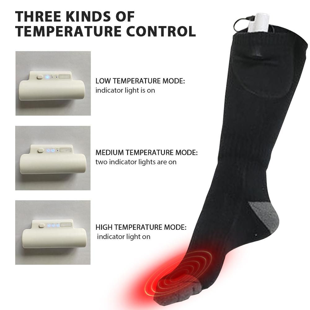 Winter Warm Adjustable Men Women Electric Battery Foot Warmer Socks SP - Renee Lane Company