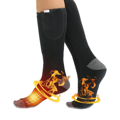 Winter Warm Adjustable Men Women Electric Battery Foot Warmer Socks SP - Renee Lane Company