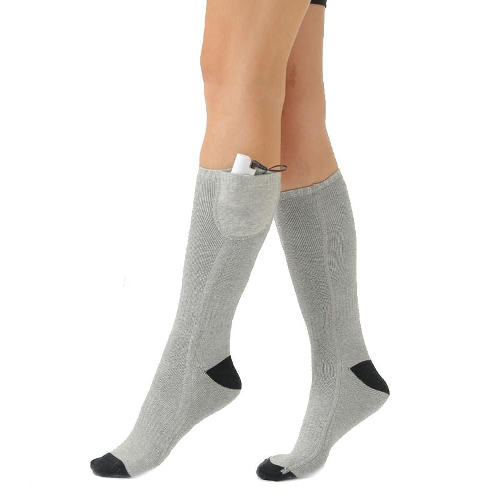 Winter Warm Adjustable Men Women Electric Battery Foot Warmer Socks SP - Renee Lane Company