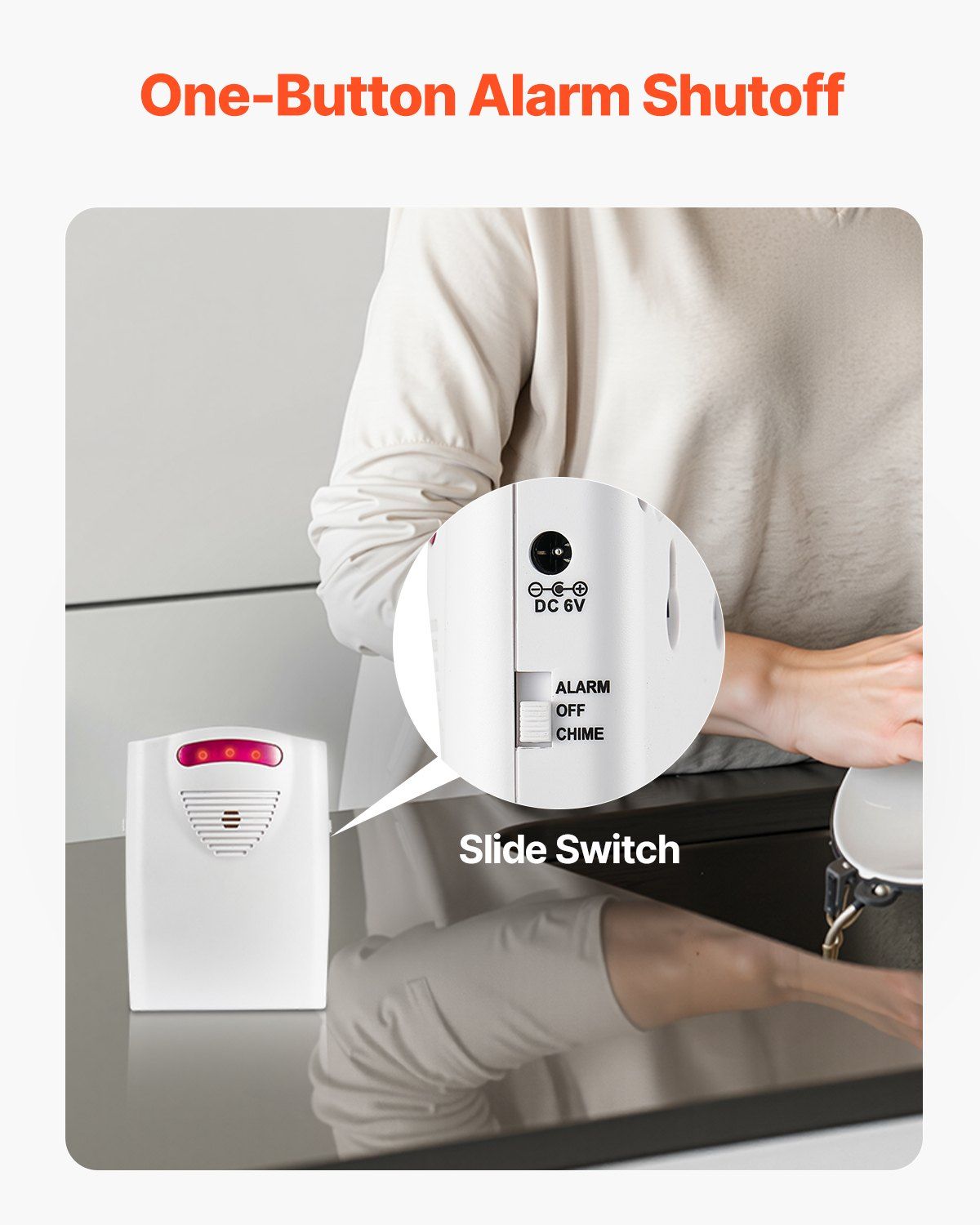Wireless Bed Alarm System for Elderly - 14x30 Inch Safety Pad with Pager for Home & Hospital Fall Prevention - Renee Lane Company