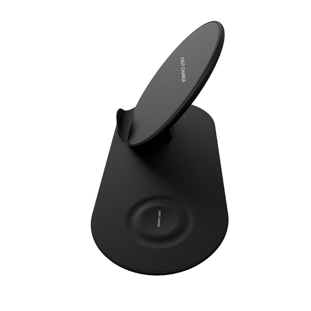 Wireless QI Phone+Watch Charger For iPhone Samsung Duo Dock Dual Fast Charging - Renee Lane Company