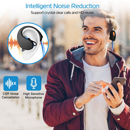 Wireless Sports Headsets Wireless V4.1 Neckband Earphones HD Stereo Sweat-proof Headphones Earbuds - Renee Lane Company