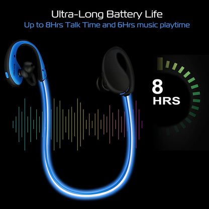 Wireless Sports Headsets Wireless V4.1 Neckband Earphones HD Stereo Sweat-proof Headphones Earbuds - Renee Lane Company