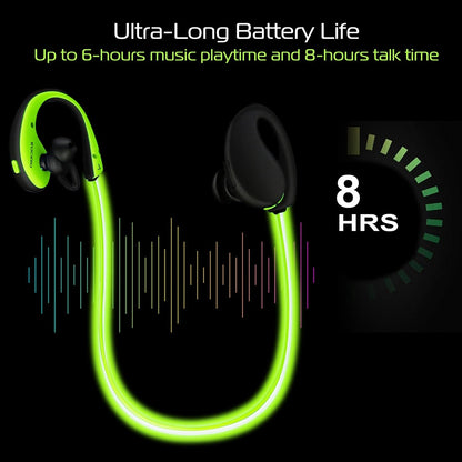 Wireless Sports Headsets Wireless V4.1 Neckband Earphones HD Stereo Sweat-proof Headphones Earbuds - Renee Lane Company