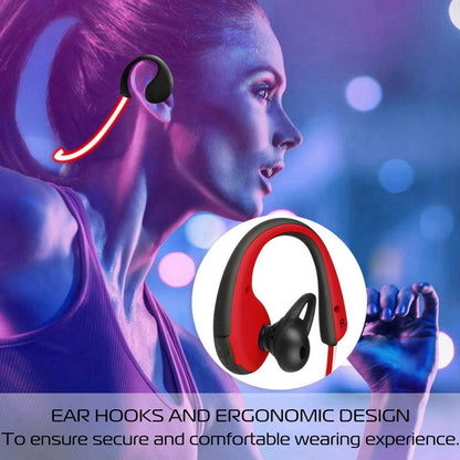 Wireless Sports Headsets Wireless V4.1 Neckband Earphones HD Stereo Sweat-proof Headphones Earbuds - Renee Lane Company