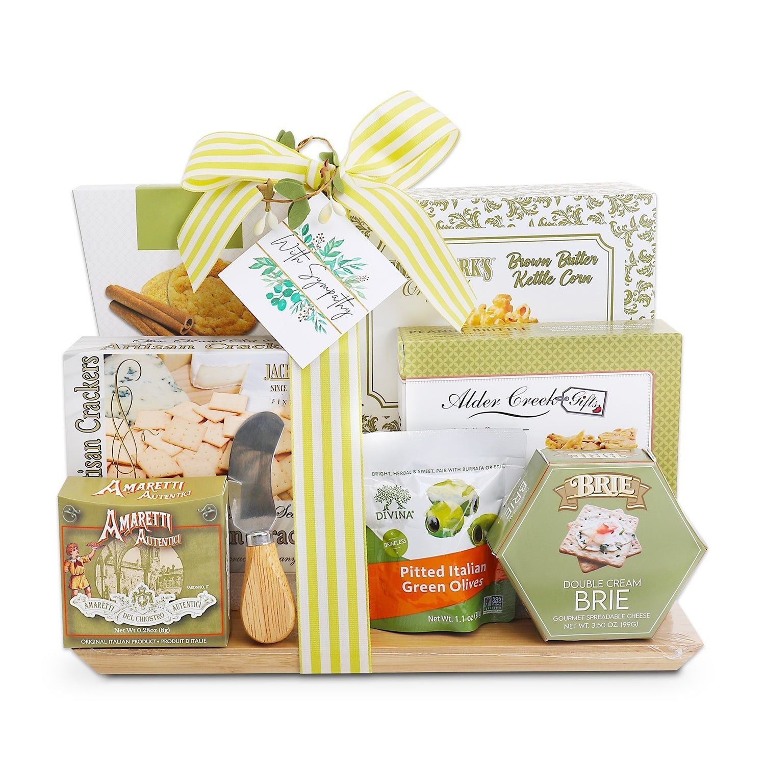 With Sympathy Cutting Board Gift - Renee Lane Company