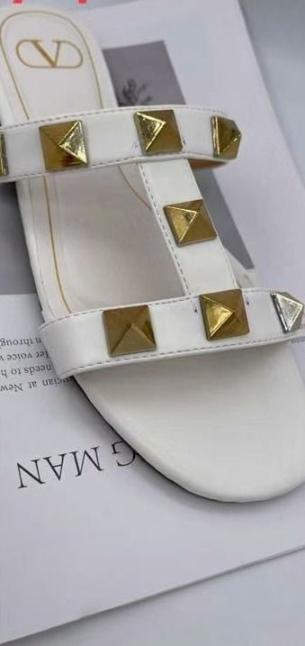 Women Design Stud Slide Sandal Embellished With Maxi Studs - Renee Lane Company