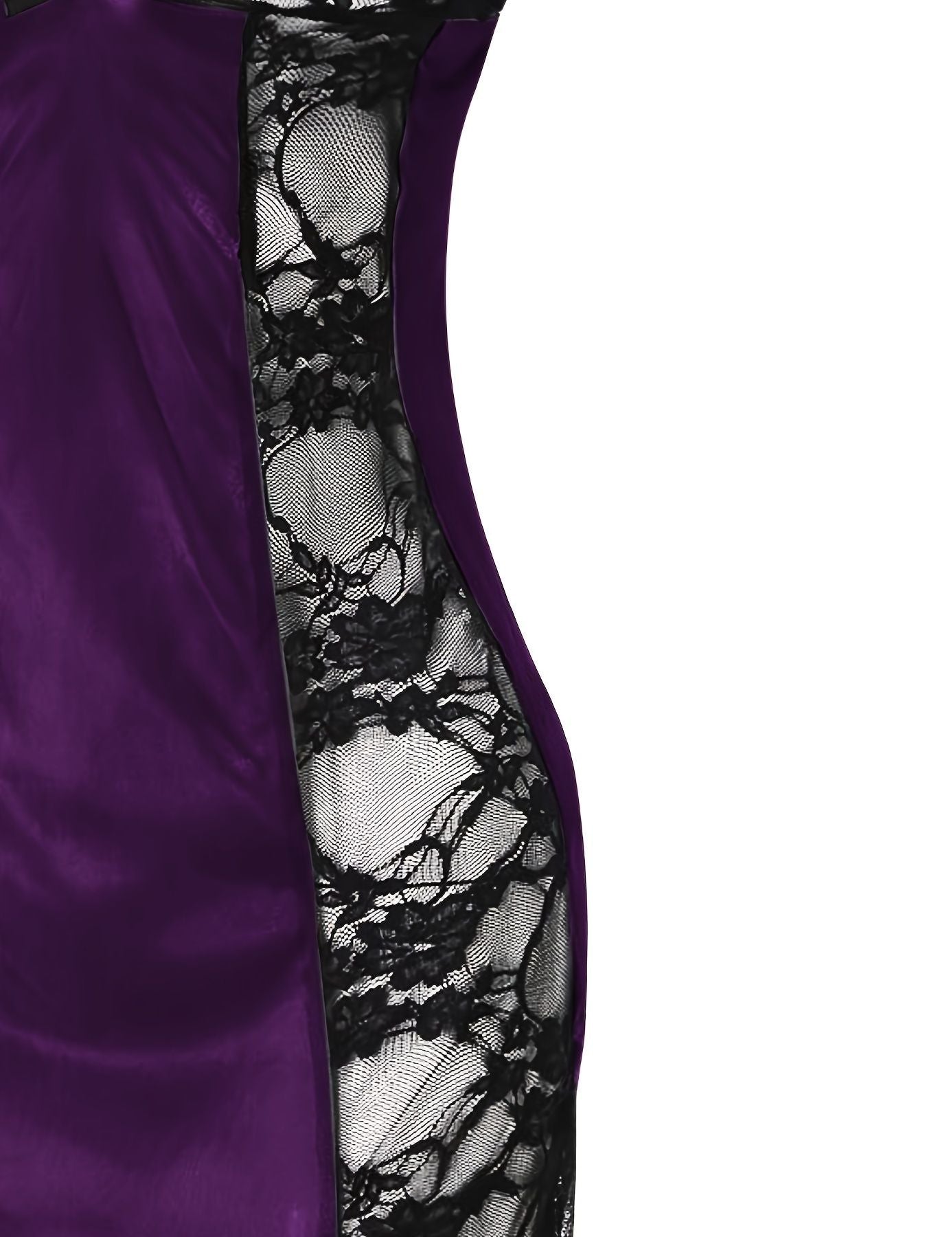 Women Dress Night Lace Pajamas Dress Sexy Sleepwear Backless Vintage Dress - Renee Lane Company